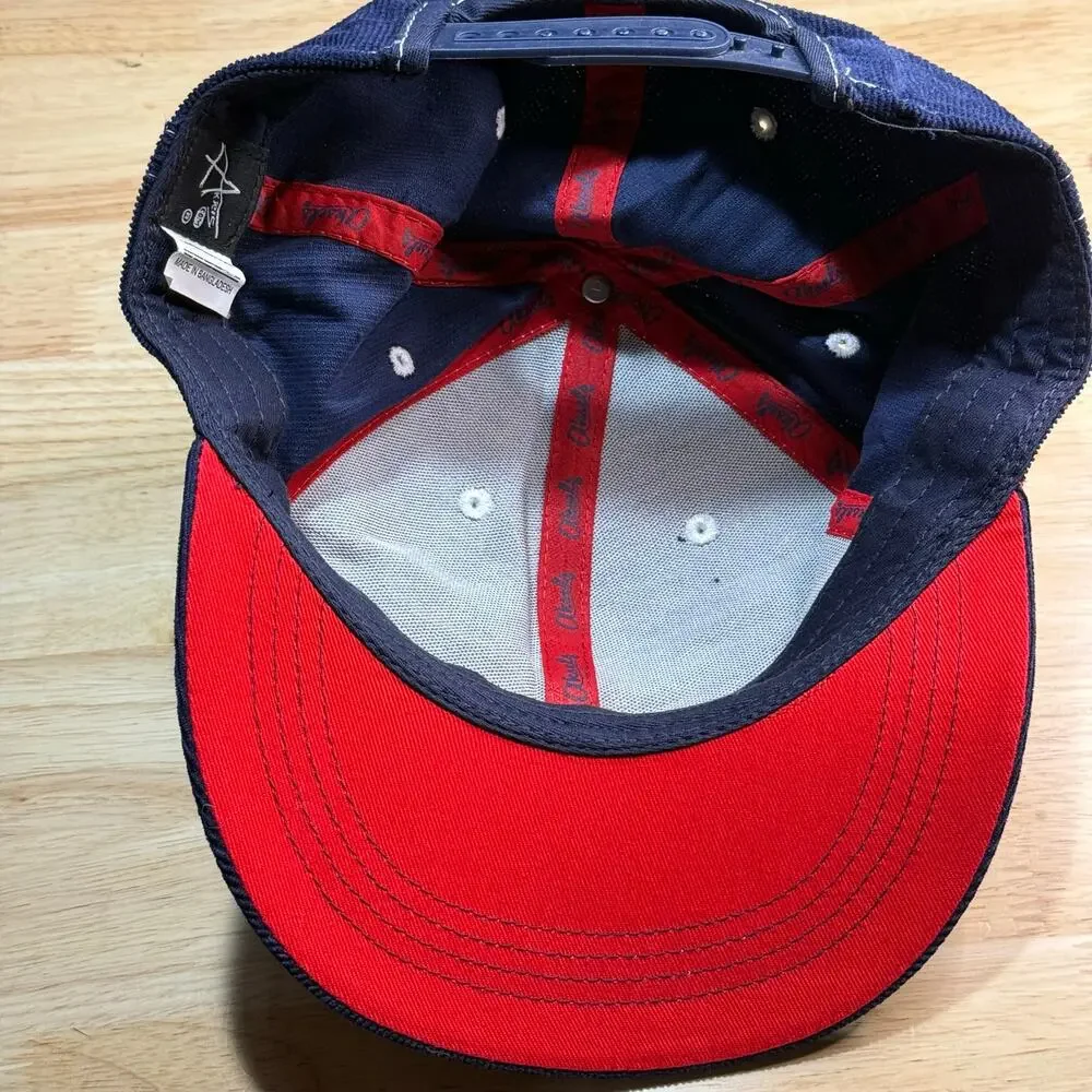 EUC Aksels Colorado Arrows Blue Corduroy Flatbill Snapback Cap